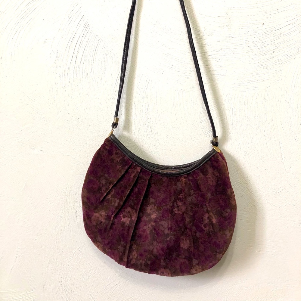 Adorable purple velvet bag
